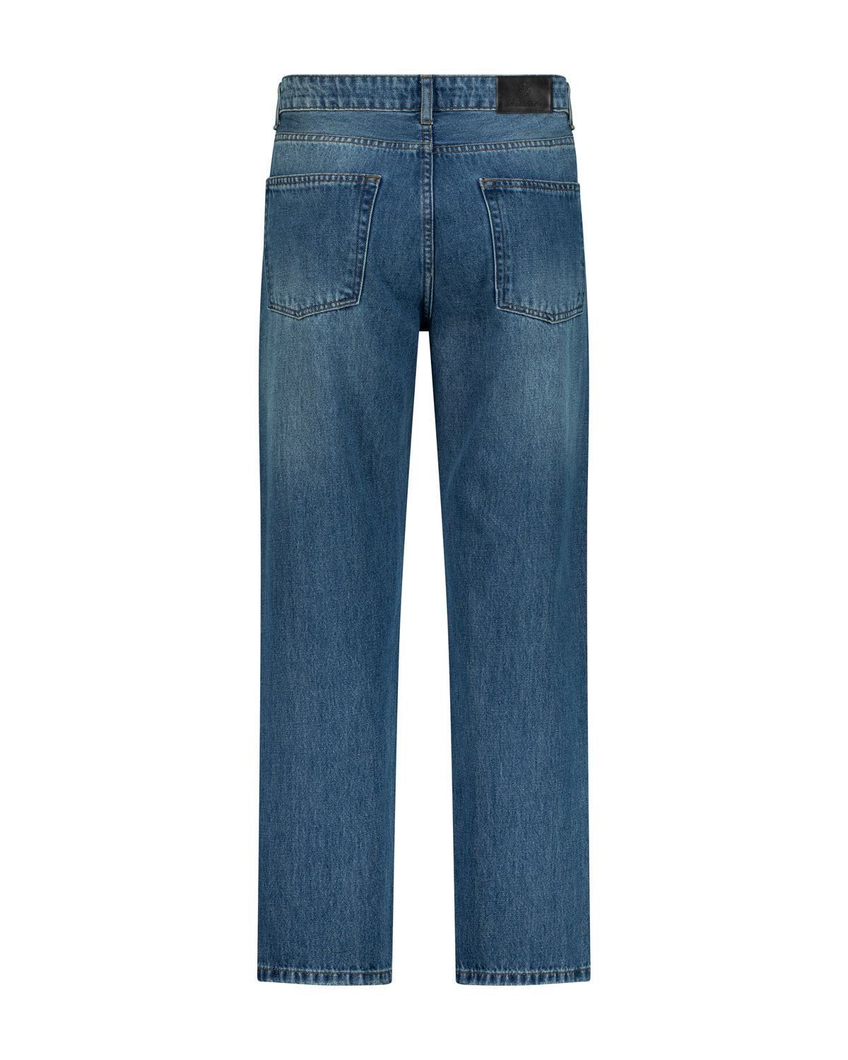 Men's Straight-Fit Jeans – Mid Blue