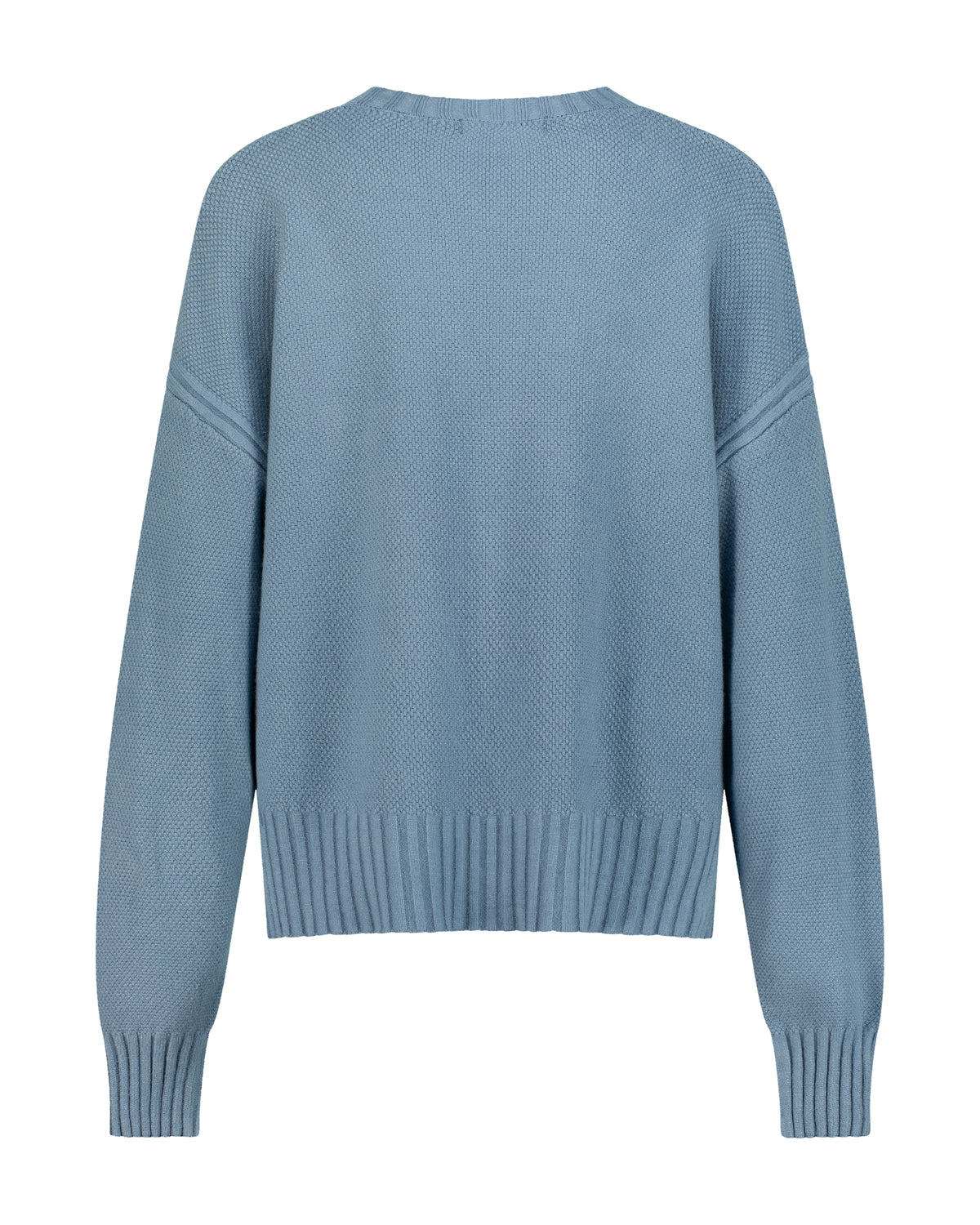 Le Moment Knitted Two-Piece Set-Blue