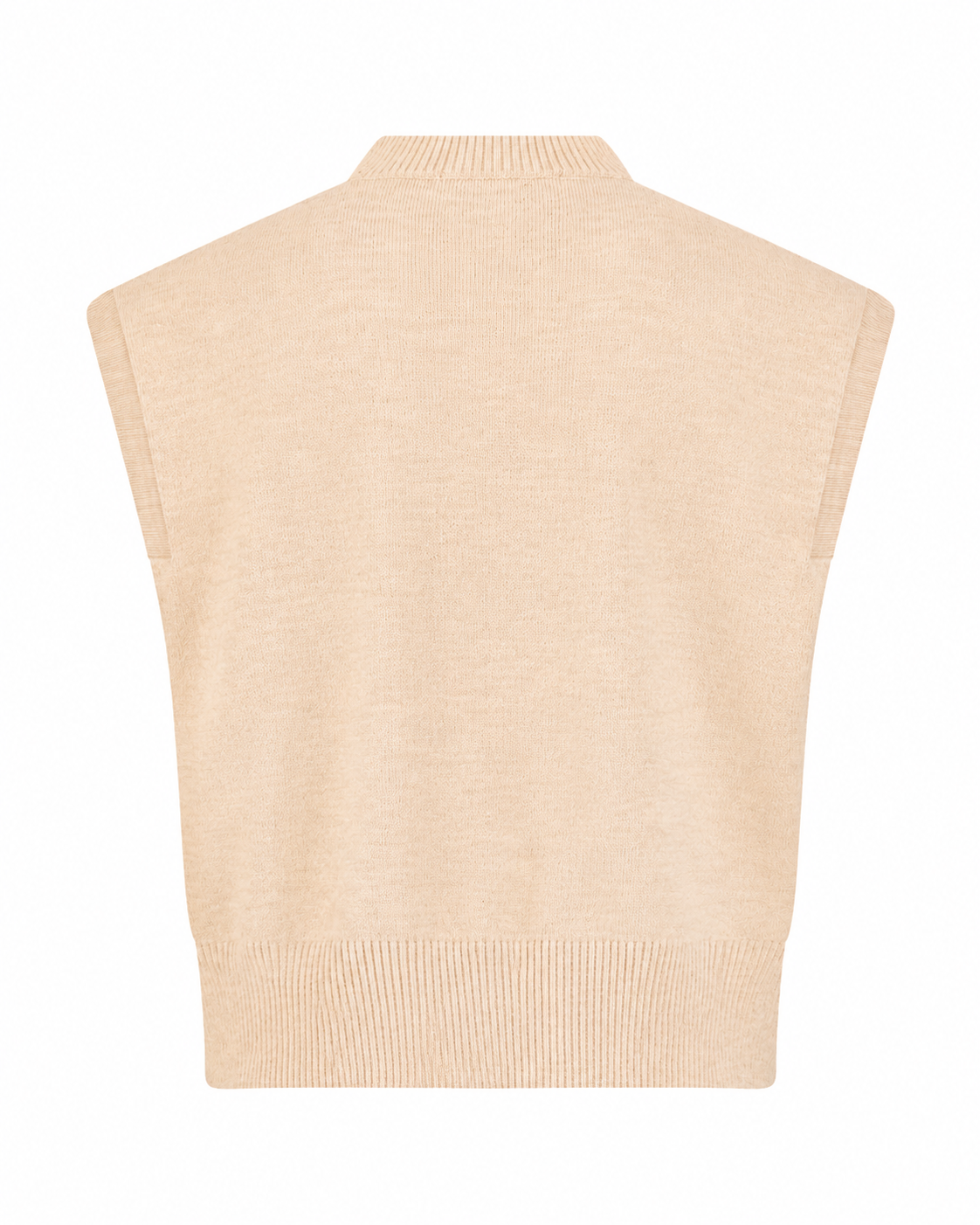 Women's Sculpted Floral Jacquard Knit Top – Apricot