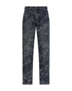 Men's Printed Regular-Fit Jeans