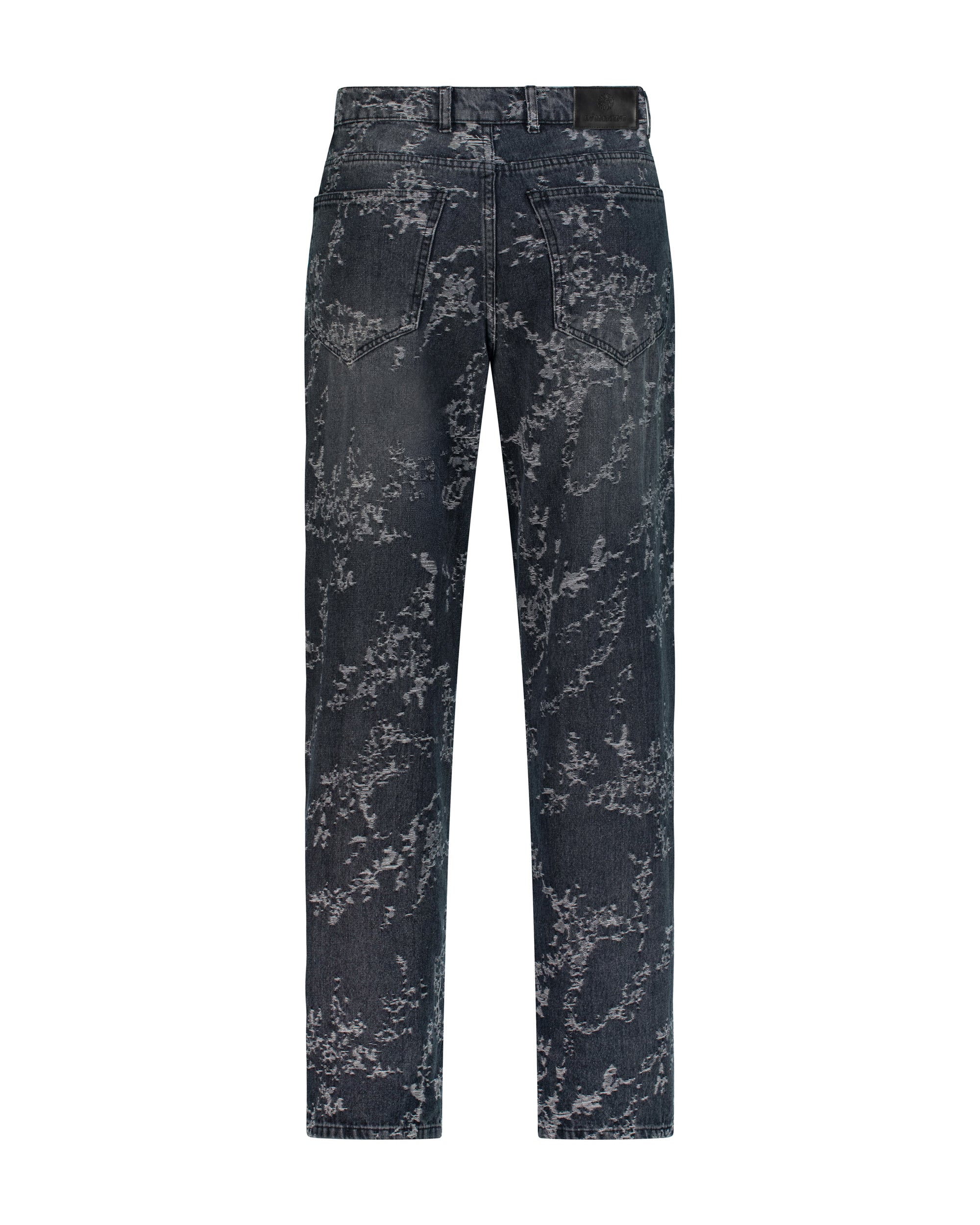 Men's Printed Regular-Fit Jeans