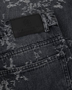 Men's Printed Regular-Fit Jeans