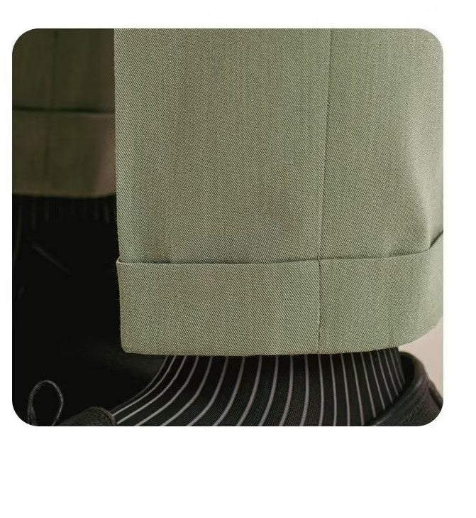 Men's High-Waist Tailored Pants