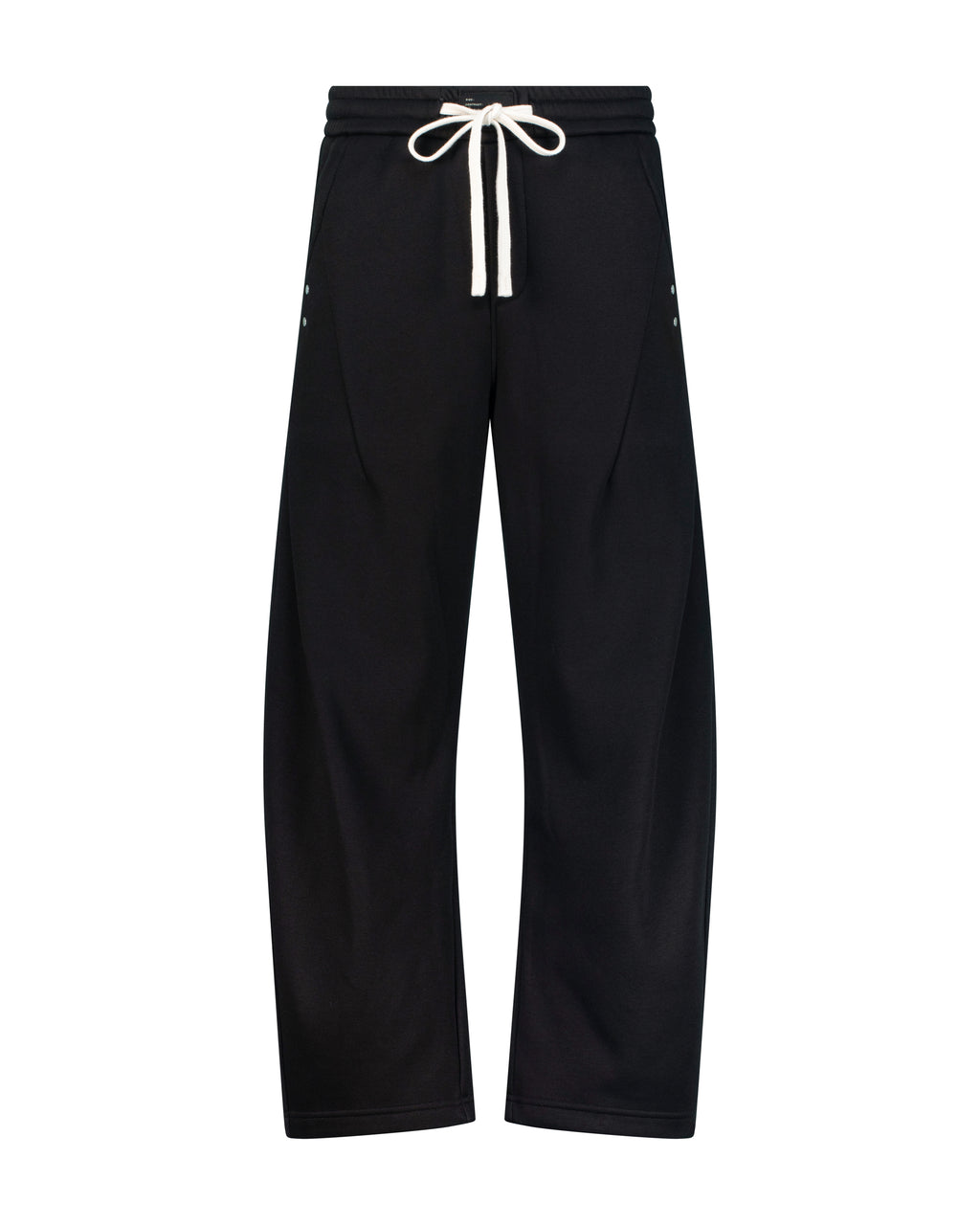 Men's Pleated Straight-Leg Drawstring Pants