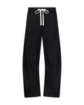Men's Pleated Straight-Leg Drawstring Pants