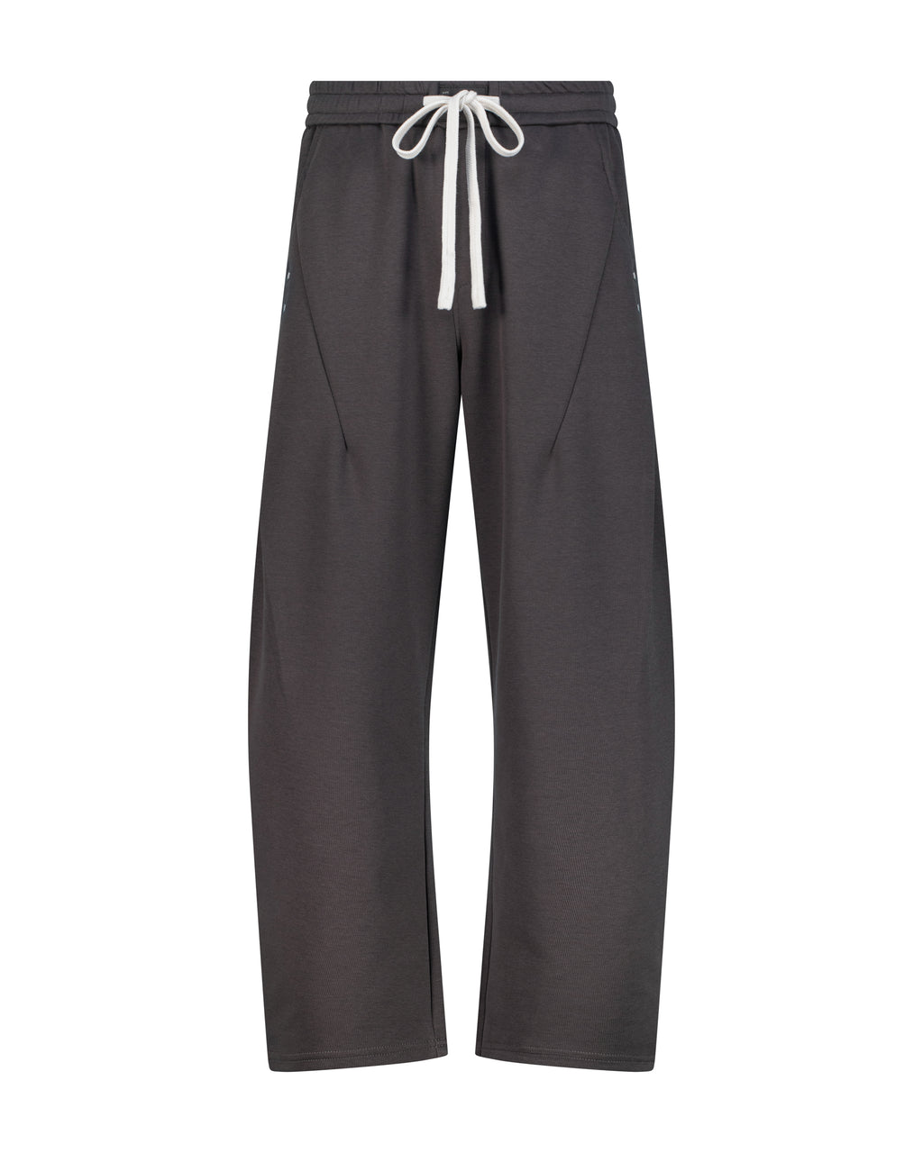 Men's Pleated Straight-Leg Drawstring Pants