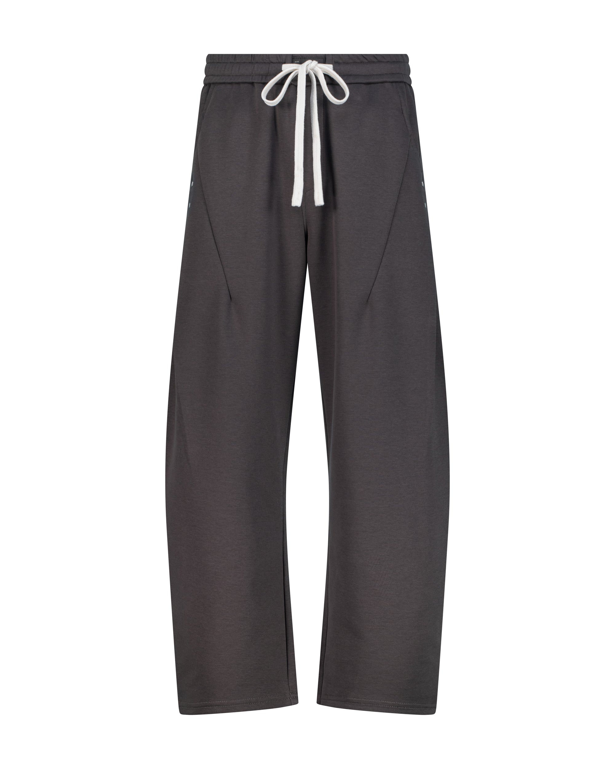 Men's Pleated Straight-Leg Drawstring Pants