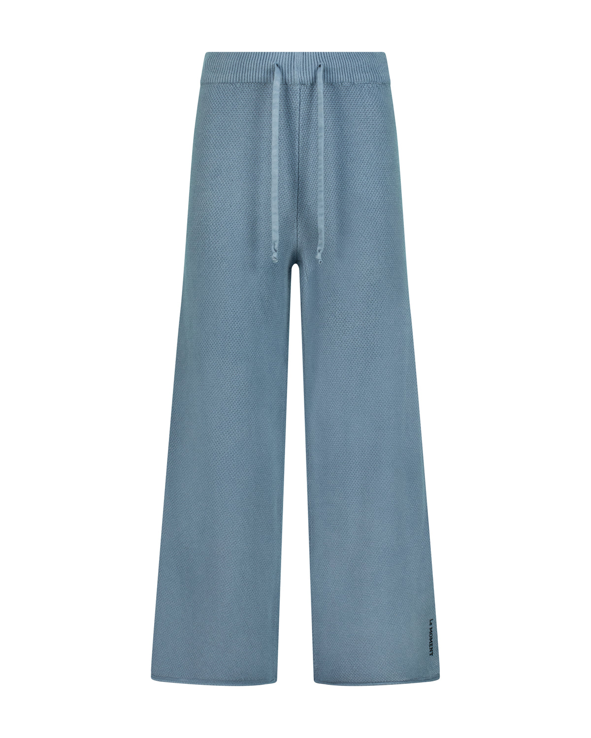 Le Moment Knitted Two-Piece Set-Blue