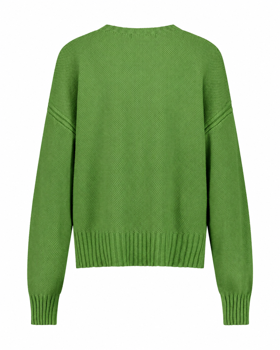 Le Moment Knitted Two-Piece Set-Green