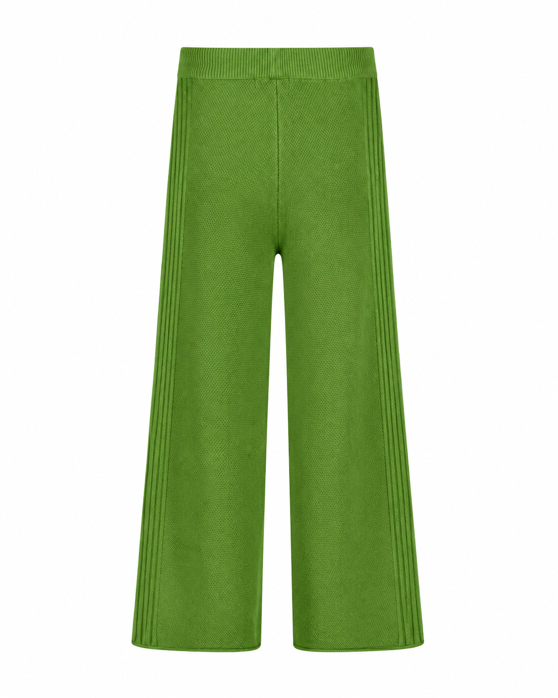 Le Moment Knitted Two-Piece Set-Green