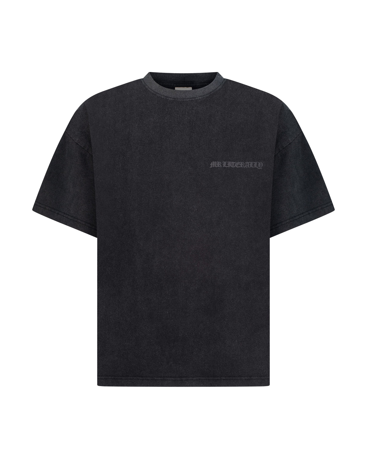 Washed Gothic Foam-Print T-Shirt